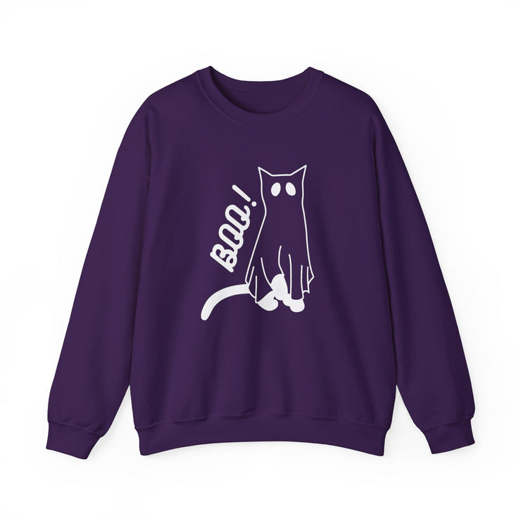 Boo cat patterned unisex sweatshirt