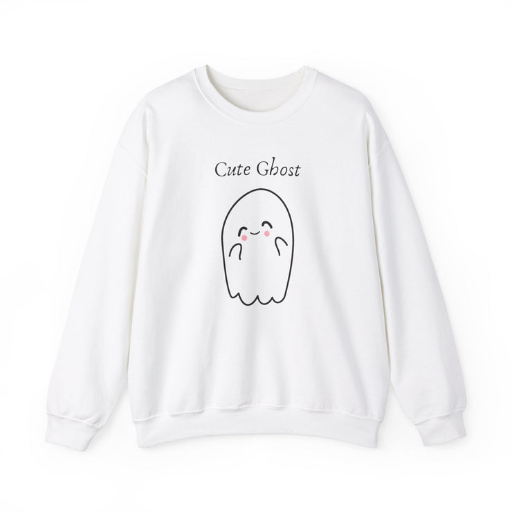 Unisex sweatshirt with cute ghost pattern