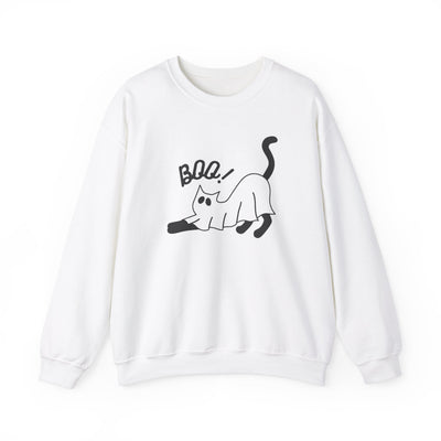 Boo cat patterned unisex sweatshirt