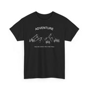 Mountain patterned unisex t-shirt