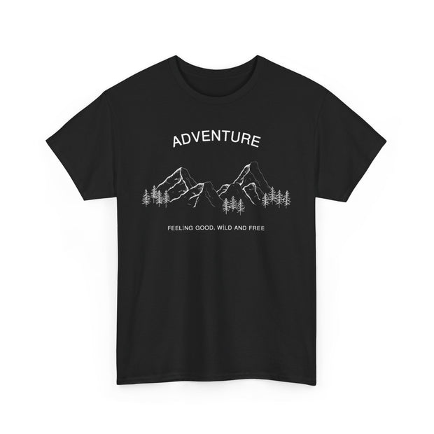 Mountain patterned unisex t-shirt