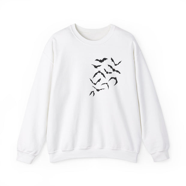 Bat patterned unisex sweatshirt