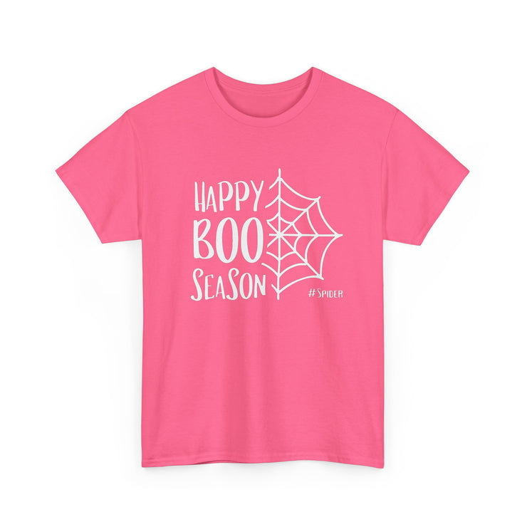 Happy boo season patterned women's t-shirt