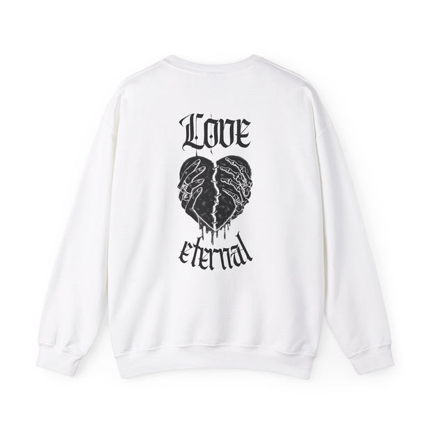 Eternal love patterned unisex sweatshirt