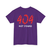 404 patterned unisex t-shirt