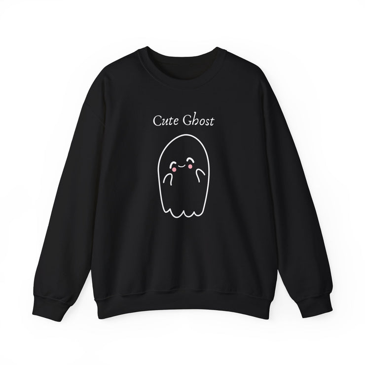 Unisex sweatshirt with cute ghost pattern