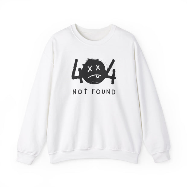 404 not found patterned unisex sweatshirt