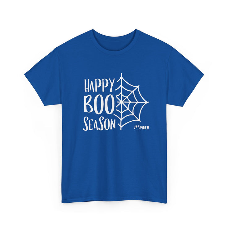 Happy boo season patterned women's t-shirt