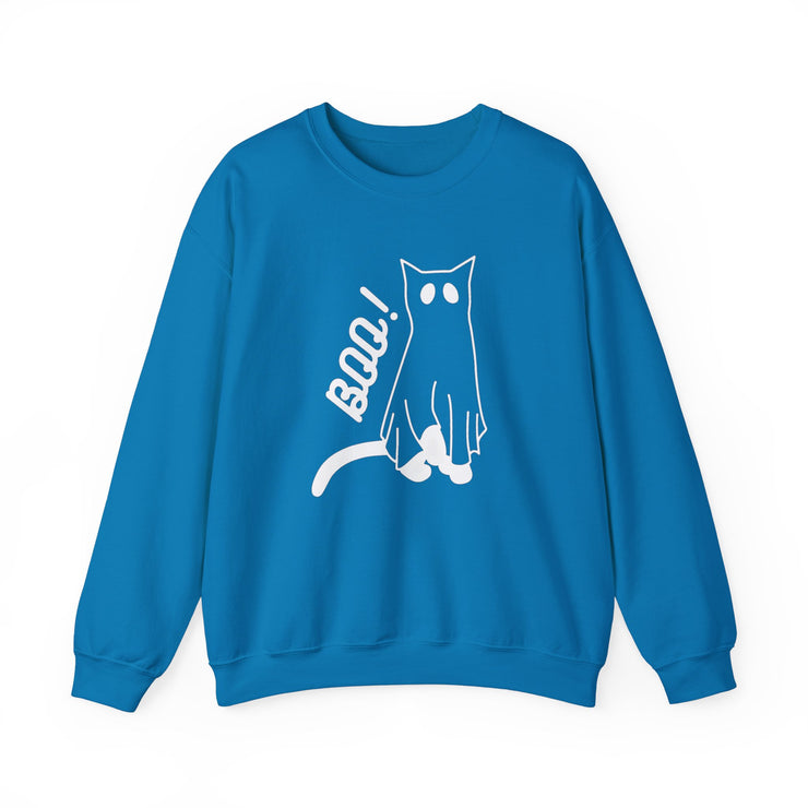 Boo cat patterned unisex sweatshirt