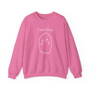 Unisex sweatshirt with cute ghost pattern