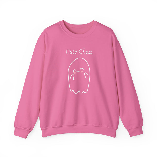 Unisex sweatshirt with cute ghost pattern