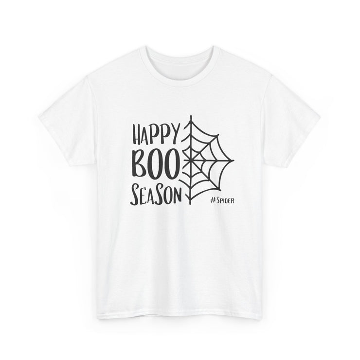 Happy boo season patterned women's t-shirt