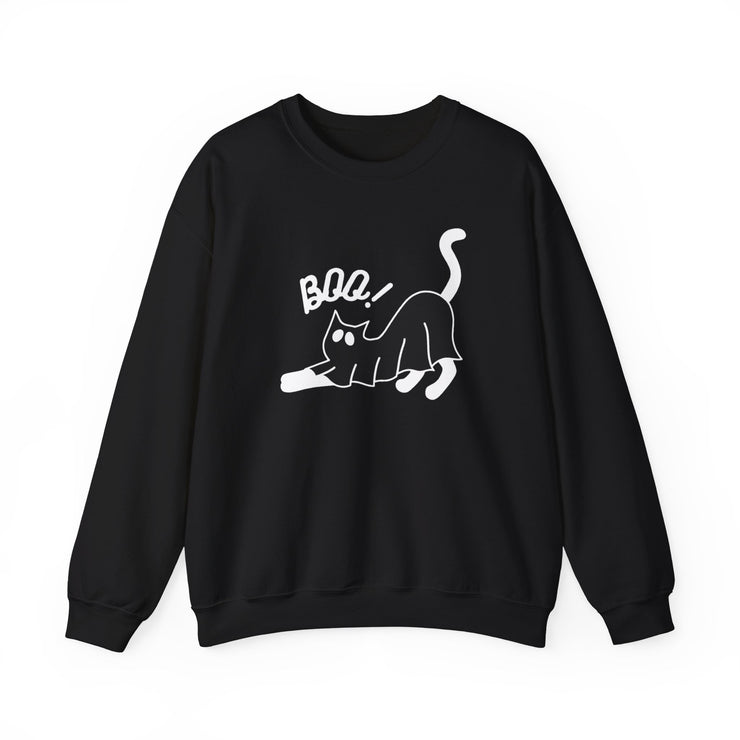 Boo cat patterned unisex sweatshirt