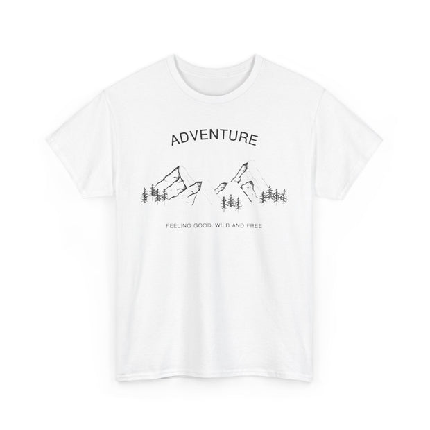 Mountain patterned unisex t-shirt