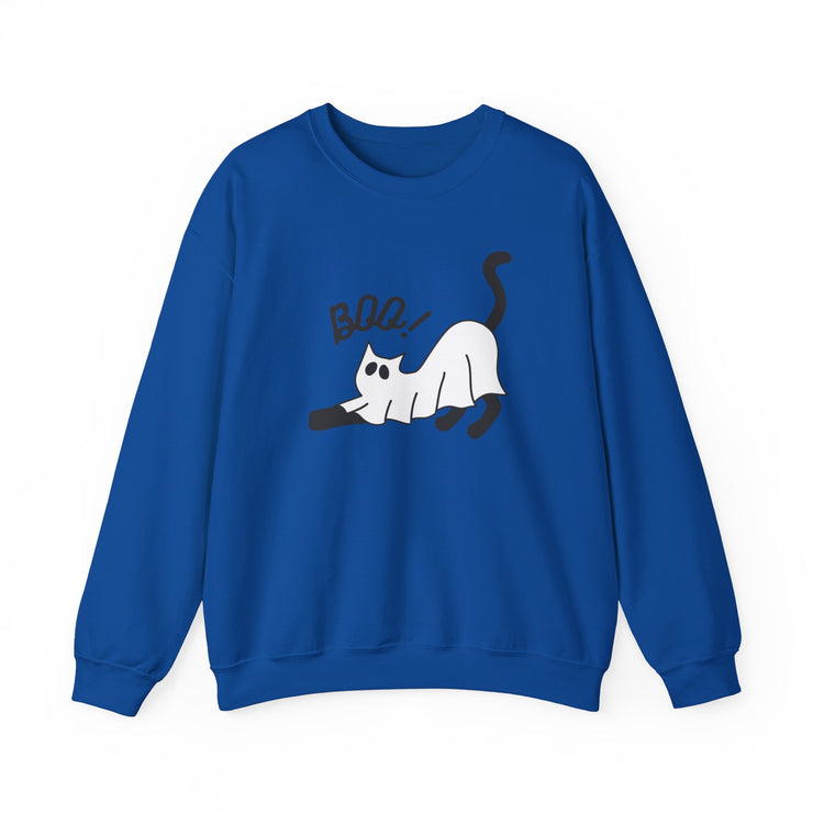 Boo cat patterned unisex sweatshirt