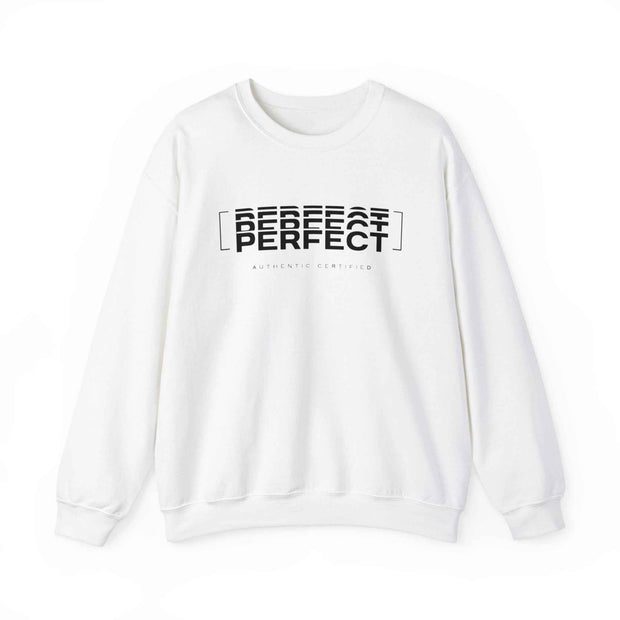 Unisex sweatshirt with perfect text pattern