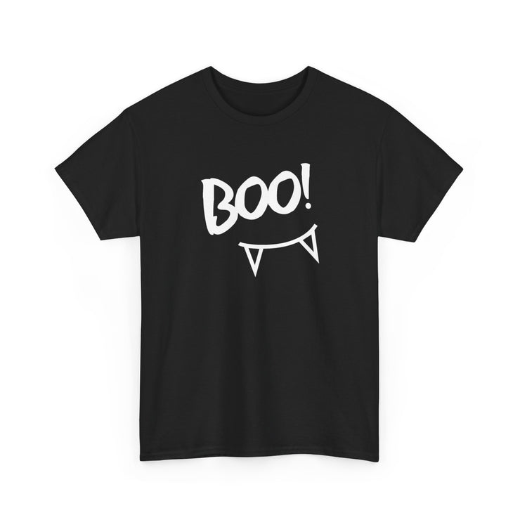 Boo text patterned women's t-shirt