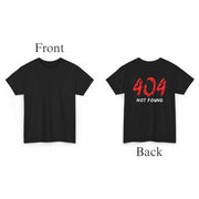 404 patterned unisex t-shirt