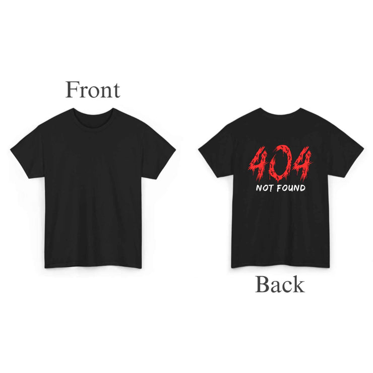 404 patterned unisex t-shirt