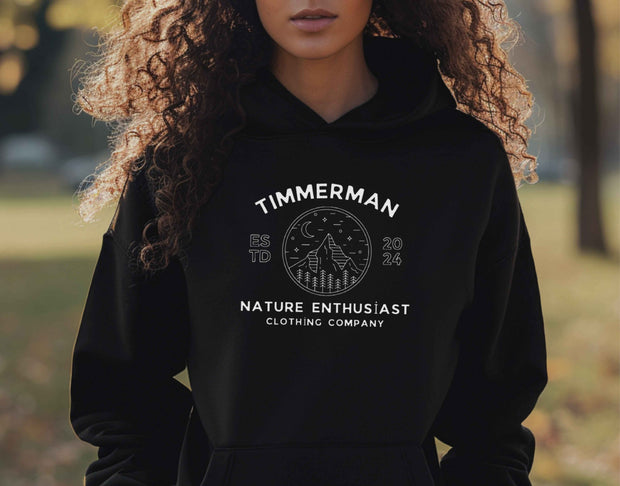 Nature patterned unisex hoodie sweatshirt