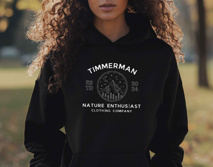 Nature patterned unisex hoodie sweatshirt