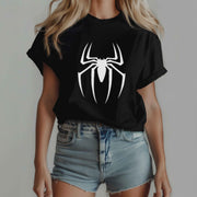 Spiderman patterned women's t-shirt