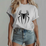 Spiderman patterned women's t-shirt