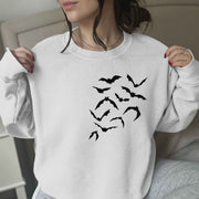 Bat patterned unisex sweatshirt